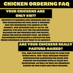 Load image into Gallery viewer, U.S.D.A. Certified Organic Whole Chicken Broiler Deposit (Frozen)