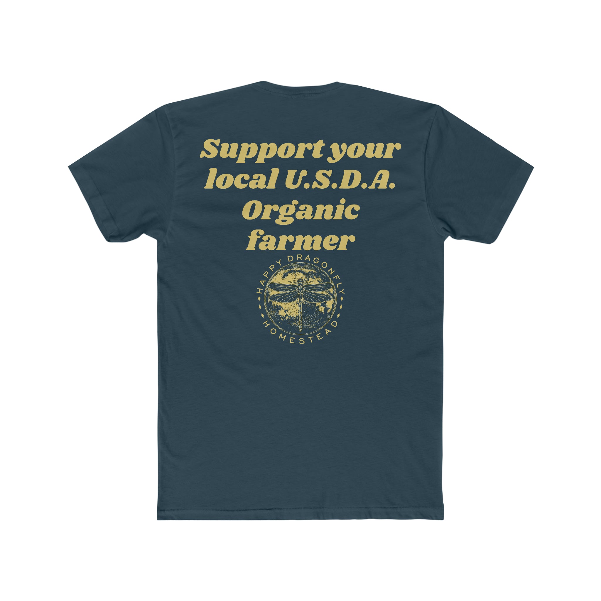 Men's Support Your Local Organic Farmer Tee