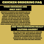 Load image into Gallery viewer, U.S.D.A. Certified Organic Whole Chicken Broiler Deposit (Frozen)
